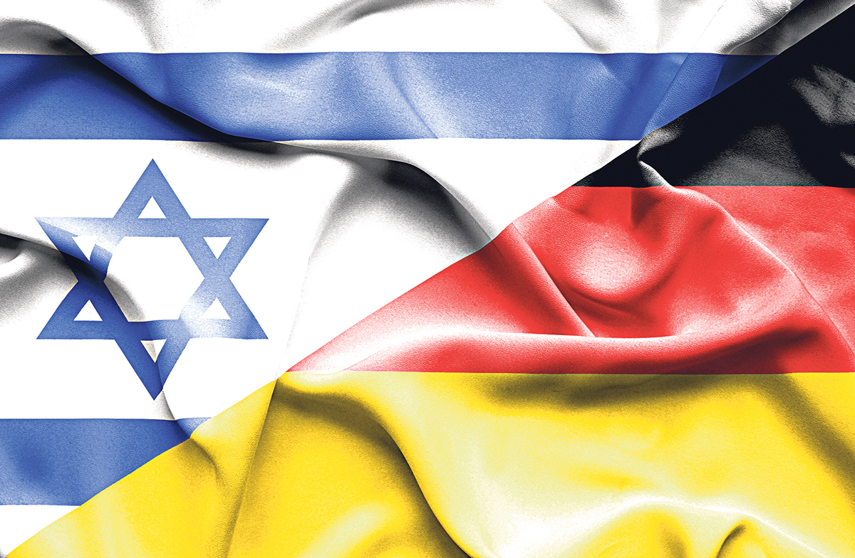 Флаг Израиля и Украины